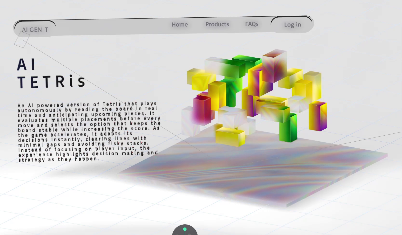 Example of Interactive Web Design With 3D & Motion