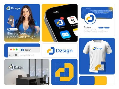 Dzsign — Own Branding Identity for Creative Design Agency agency agency logo app logo brand design branding business logo company logo corporate branding creative logo creative logo design dzsign graphic design logo design minimalist logo design personal branding tech tech logo tshirt typography