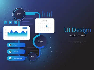 Gradient UI UX Background design ui