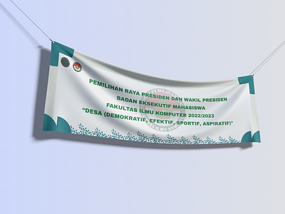 Banner Design KPR Fasilkom Bhayangkara University banner design events graphic design minimal