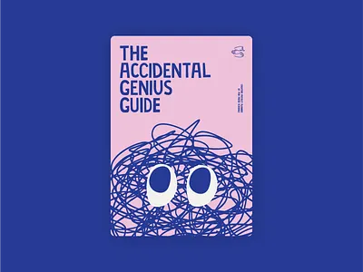 Cover for a project planner branding eyes genius graphic design identity illustration logo design playful project planner scribble