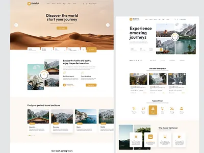 GlobeTrek - Travel & Tour Figma Template Figma Template adventure booking business destination holiday reservation tour tour operator tourism travel travel agency travel booking trip vacation