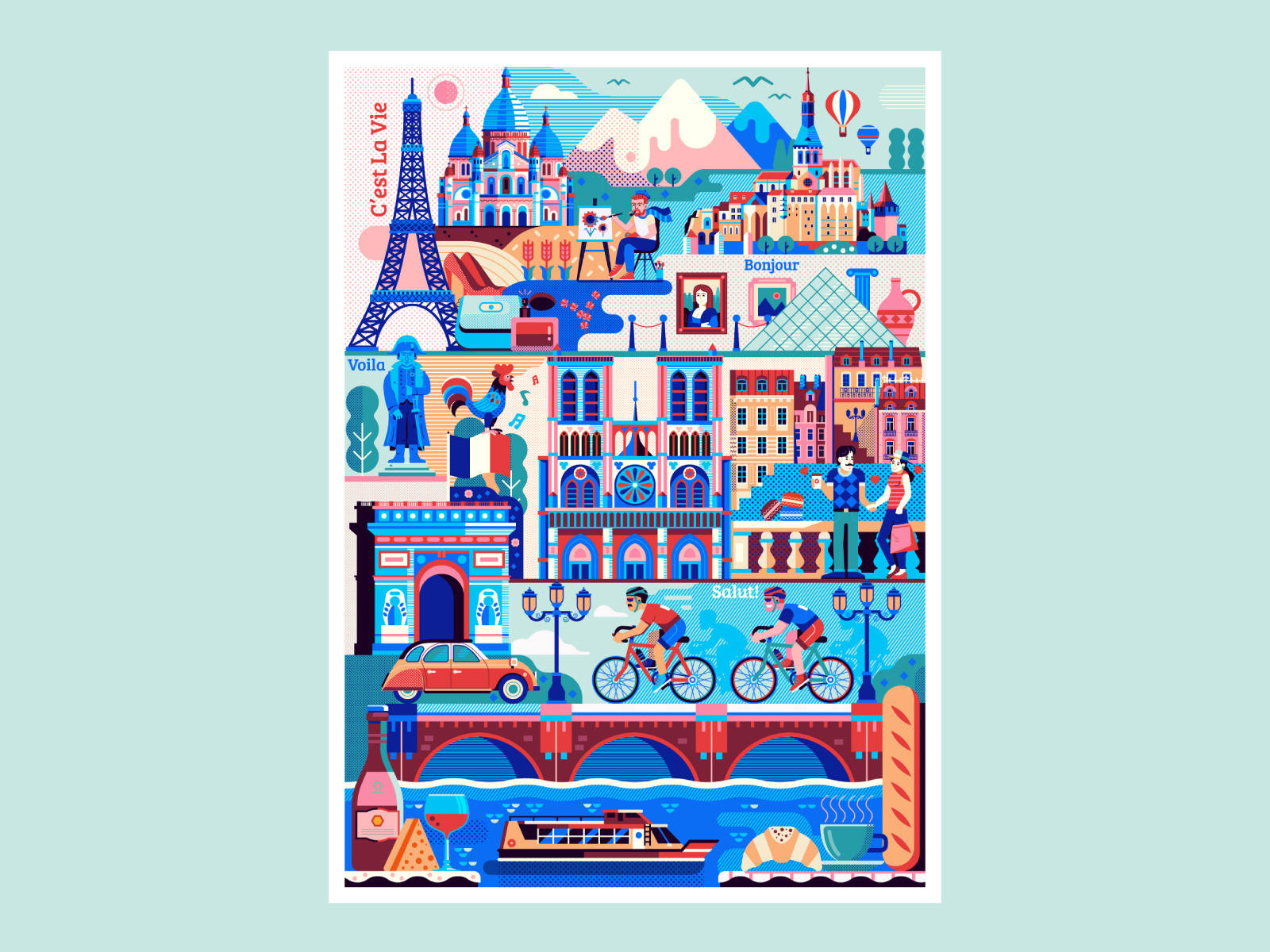 Example of Premium Travel Or Event Illustration