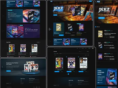 Gaming Card Platform figma game gaming card gaming pack platform portfolio 2026 ui ui design user experience user interface ux