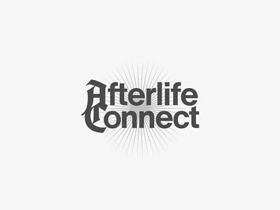 Afterlife Connect (un-official re-design) branding graphic design logo