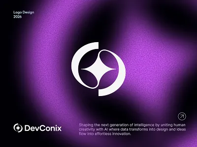 DevConix - Modern Fintech Logo Design brand designer brand identity branding custom logo design logo logo design modern logo timeless logo timelesslogo ui