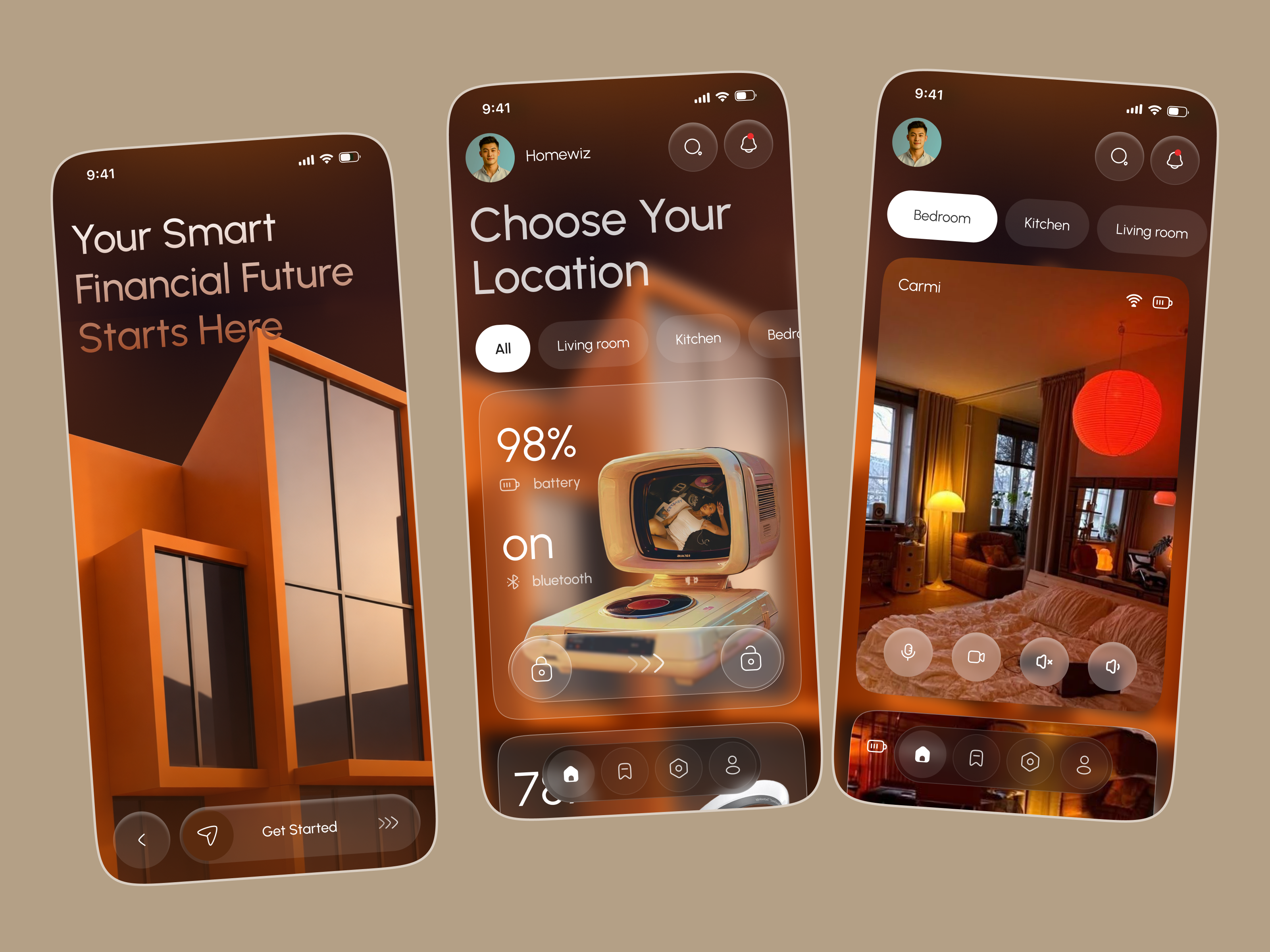 Home Security App app ui home security home security app iot app mobile mobile app mobile app design monitoring app product design real time data security app smart home ui ux design