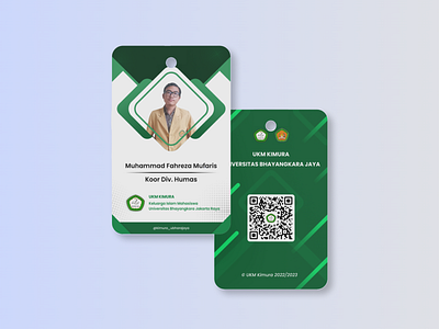 ID Card Design for KIMURA Student Activities Unit branding branding design graphic design id card id card design lanyard lanyard design minimal