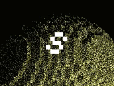 Letter S and Data logo brand design branding data data encryption design dithering graphic design layers letter s logo logo design s logo ui vector visual design