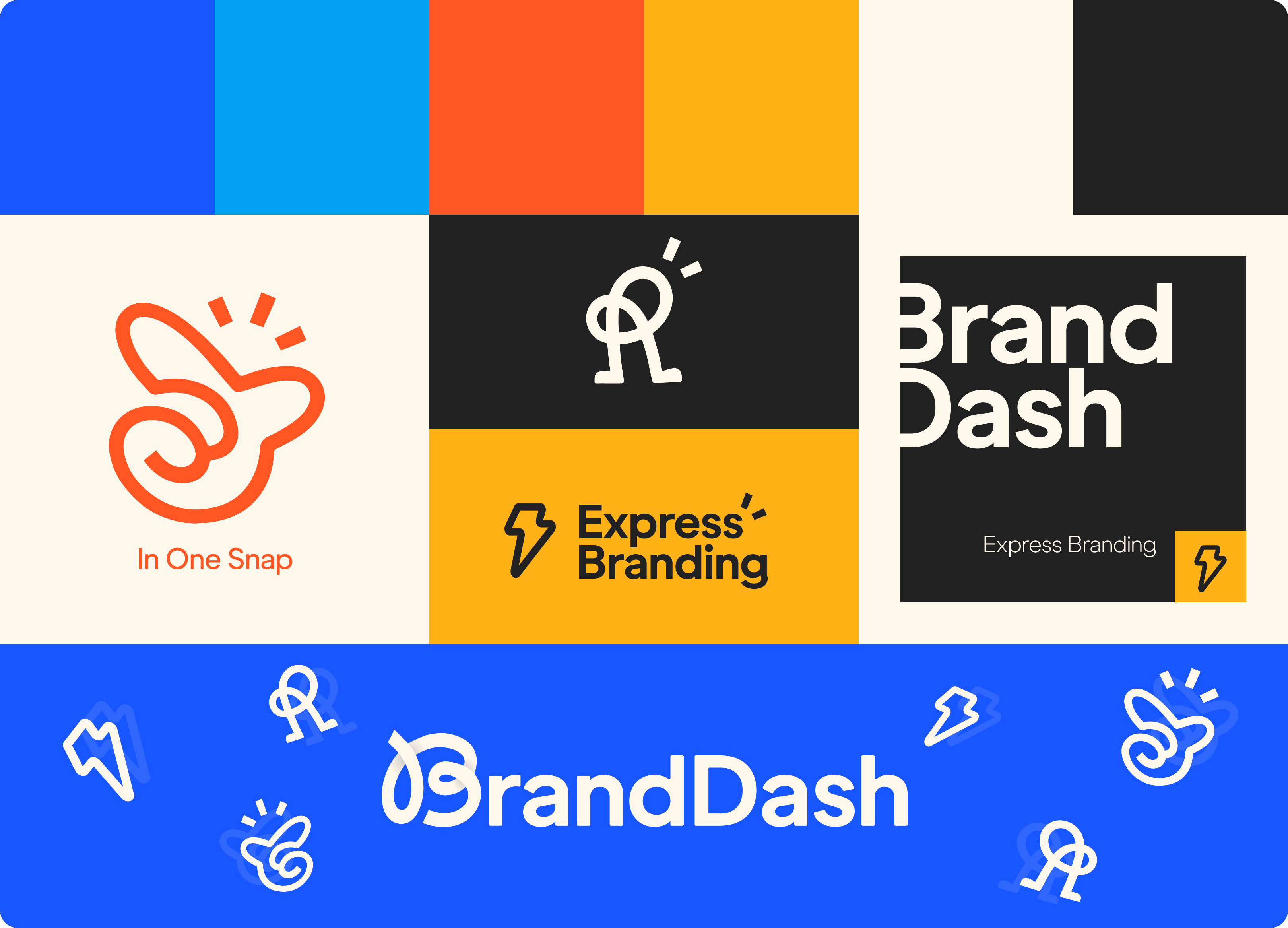 Mood Board & Logo for BrandDash branding color palette graphic design illustrattions logo mood board moods typography ui