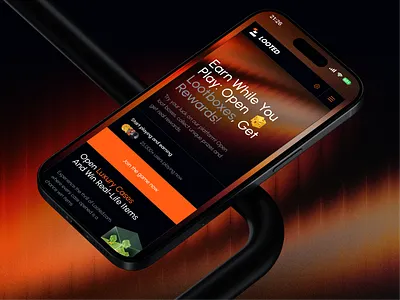 Looted - Responsive Saas Platform app branding crypto design game gamebling illustration investment logo nft product design ui uiux web web3 website