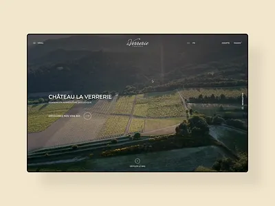 Château La Verrerie's Store Redesign design dtc dtc brand e commerce e commerce design ecommerce online shop online store premium shopify small business smb ui web design webflow