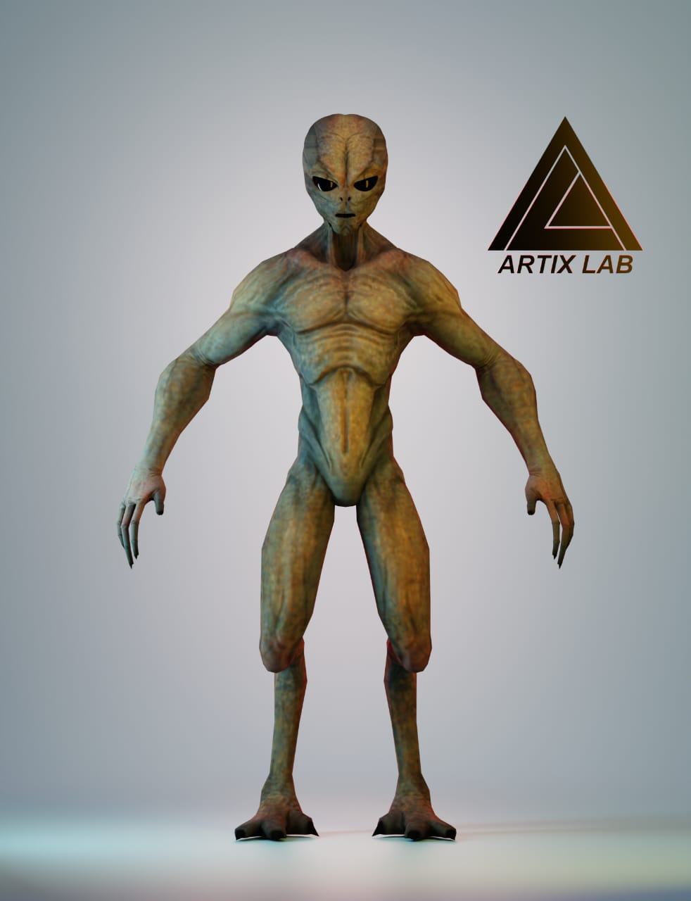 Alien of the Lost Sector 3dart 3dcharacter alien aliendesign artixlab blender3d cgi characterart conceptart creaturedesign digitalsculpting extraterrestrial futurebeing gameart outerspace scifiart scificharacter unrealengine zbrush