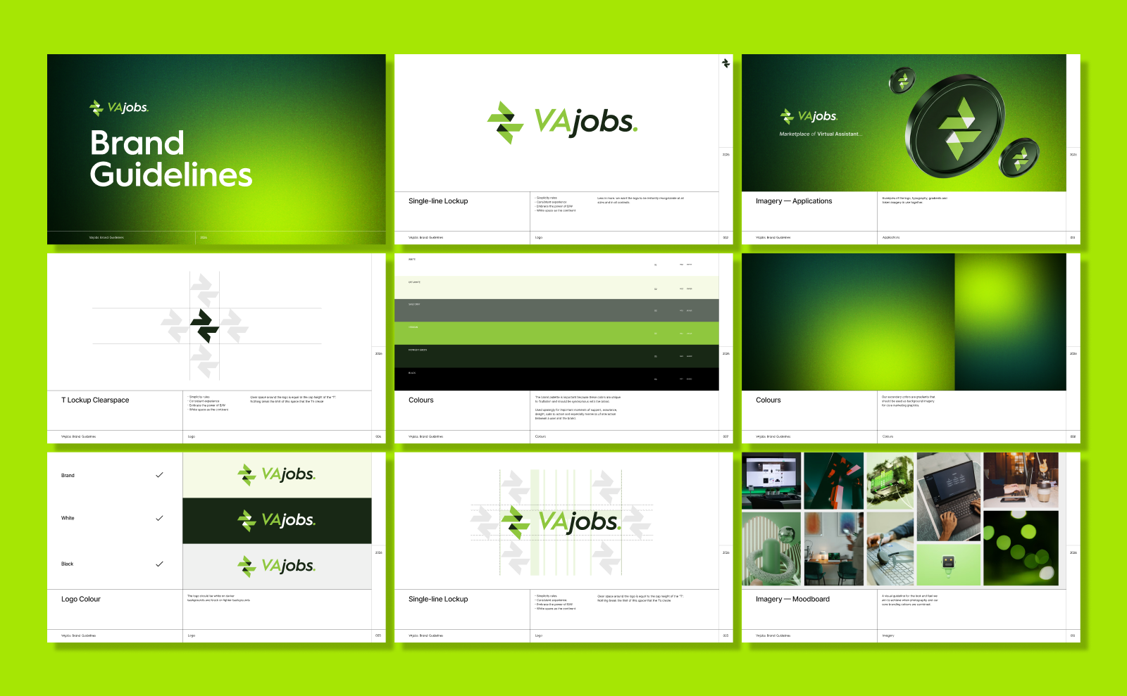 VAjobs Brand Guidelines brand guideline brand identity branding brikwave color design graphic design illustration logo ui