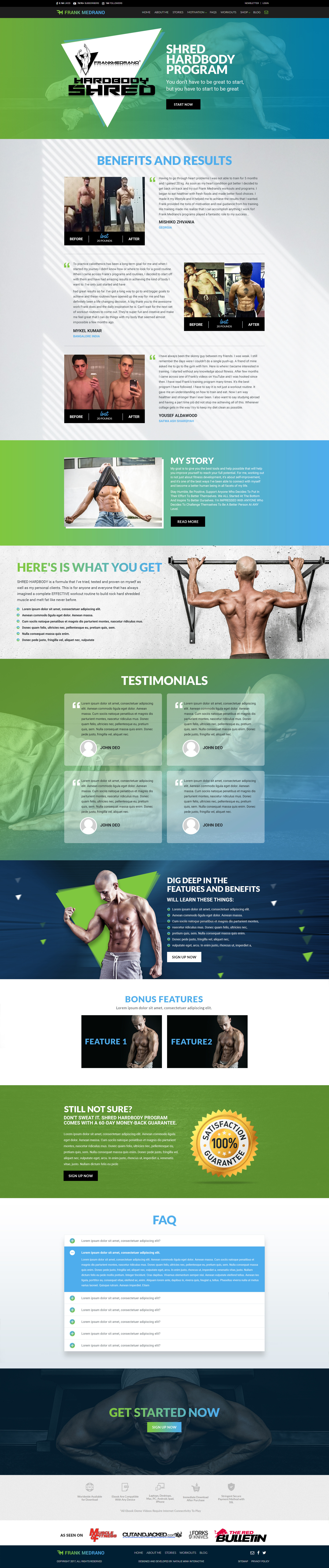 Frank Medrano branding design graphic design illustration logo ui ui design ux design webdesign website design