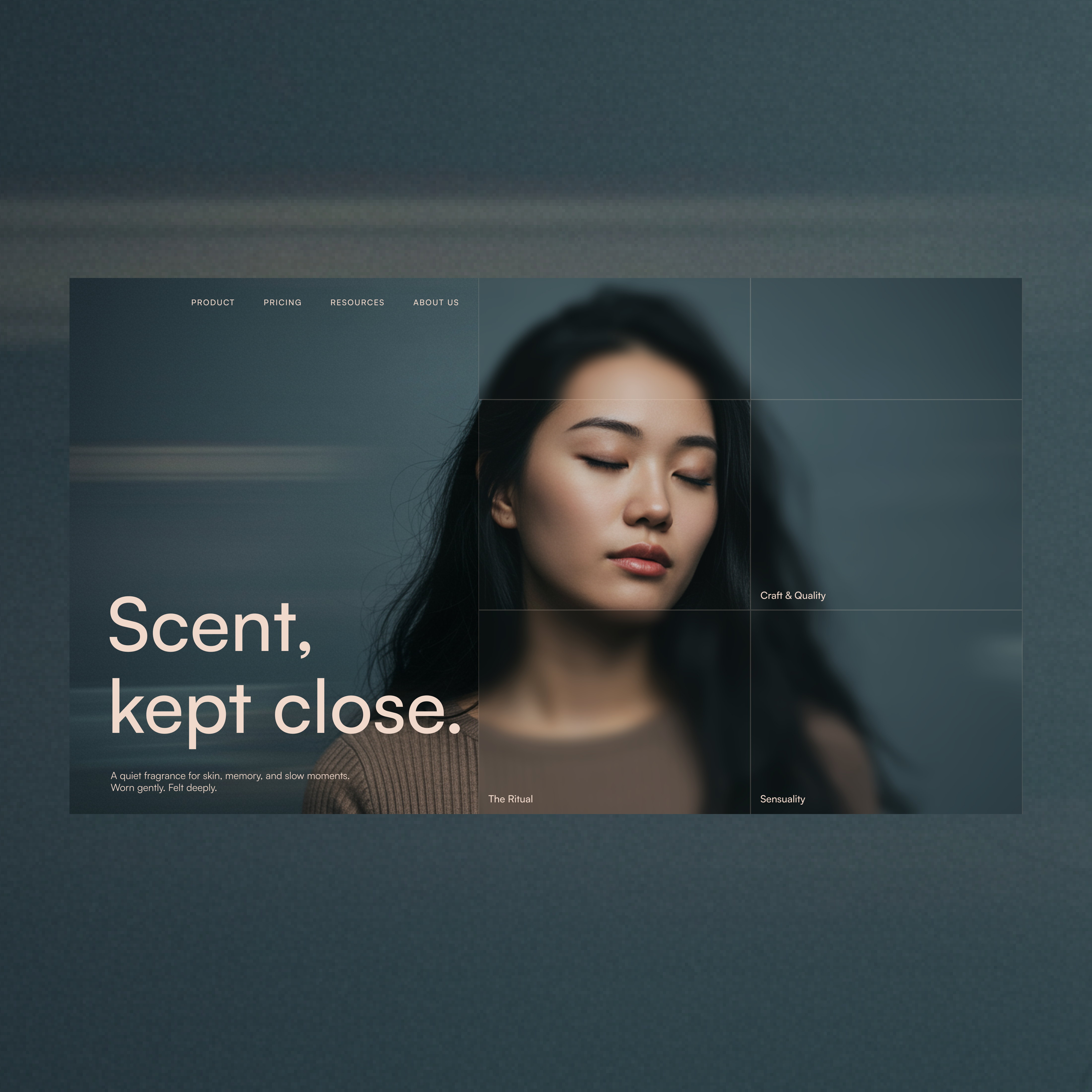 Scent - hero explorations design digital digital design explorations explore graphic design hero hero design ui website