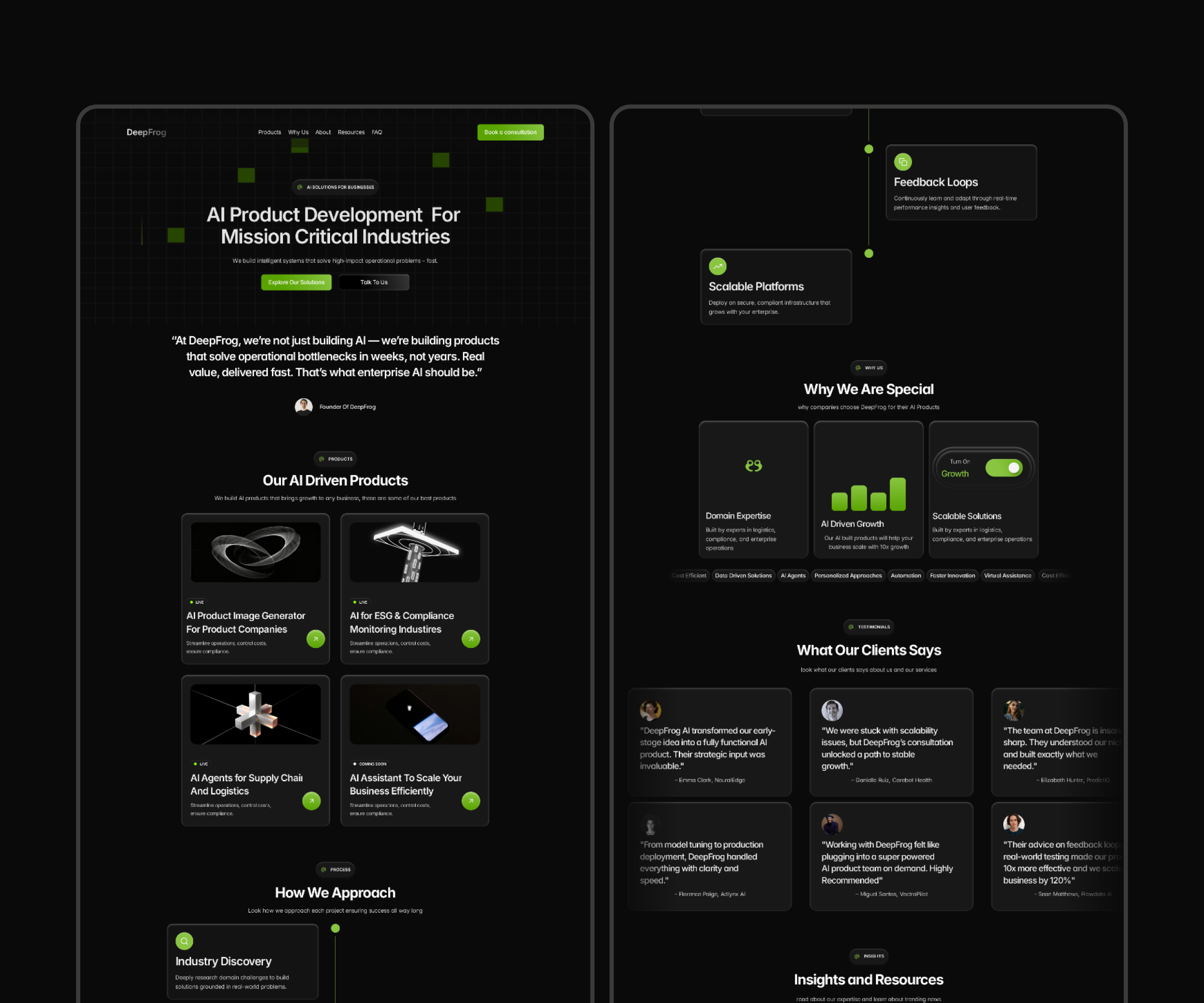 Example of Website/Landing Page Design + Dev