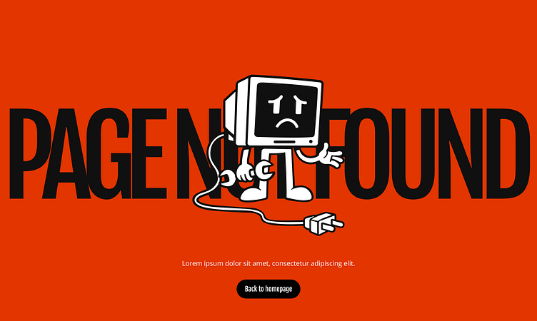 404 Pages by Zaib Ali for Elegant Themes on Dribbble