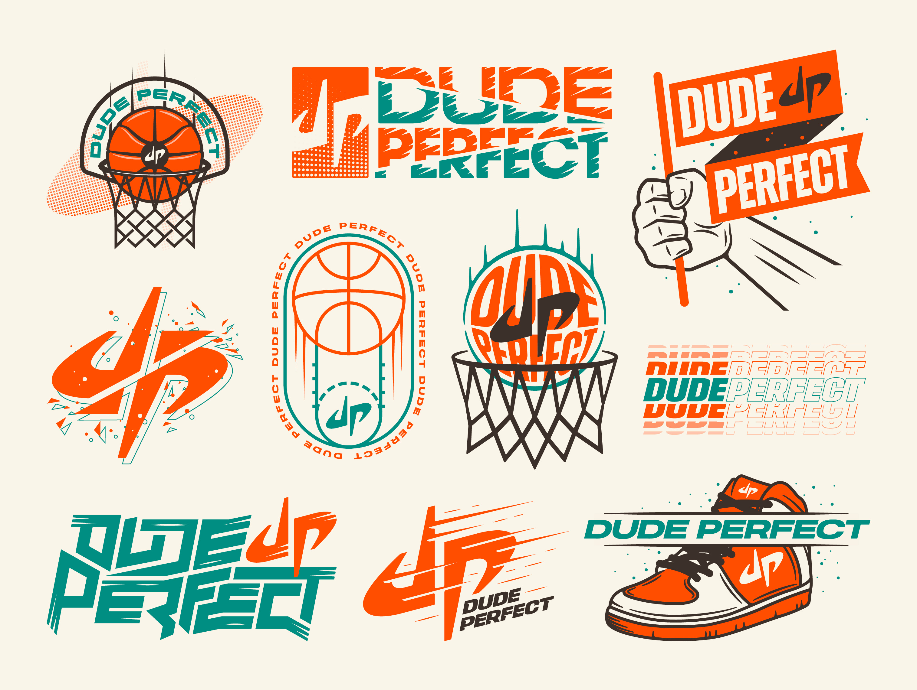 Example of Dude Perfect Apparel Logo Kit