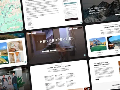 Plataforma inmobiliaria · Diseño UX/UI andorra ui web design