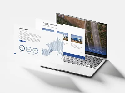 Website de logística · Diseño UI girona ui web design