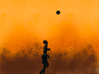 Playing football 3d animation art artwork branding design football football player graphic design illustration logo motion graphics play playing soccer sunshine ui