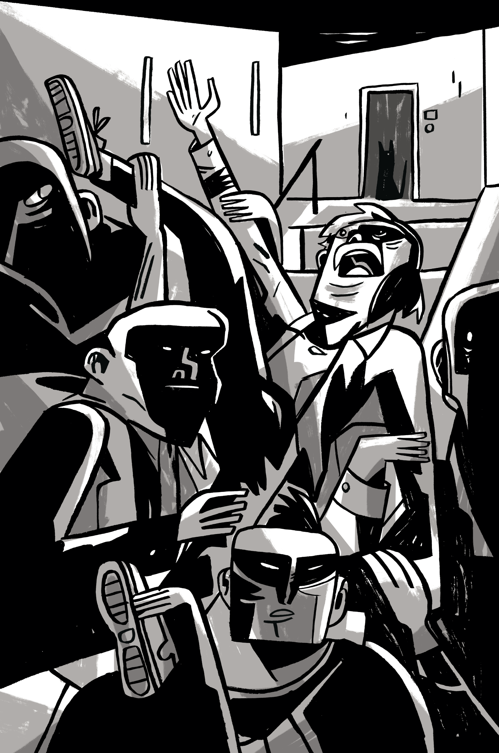 El Eden IAP - Book illustration addiction book illustration illustration mexico narcoterrorist noir ya art