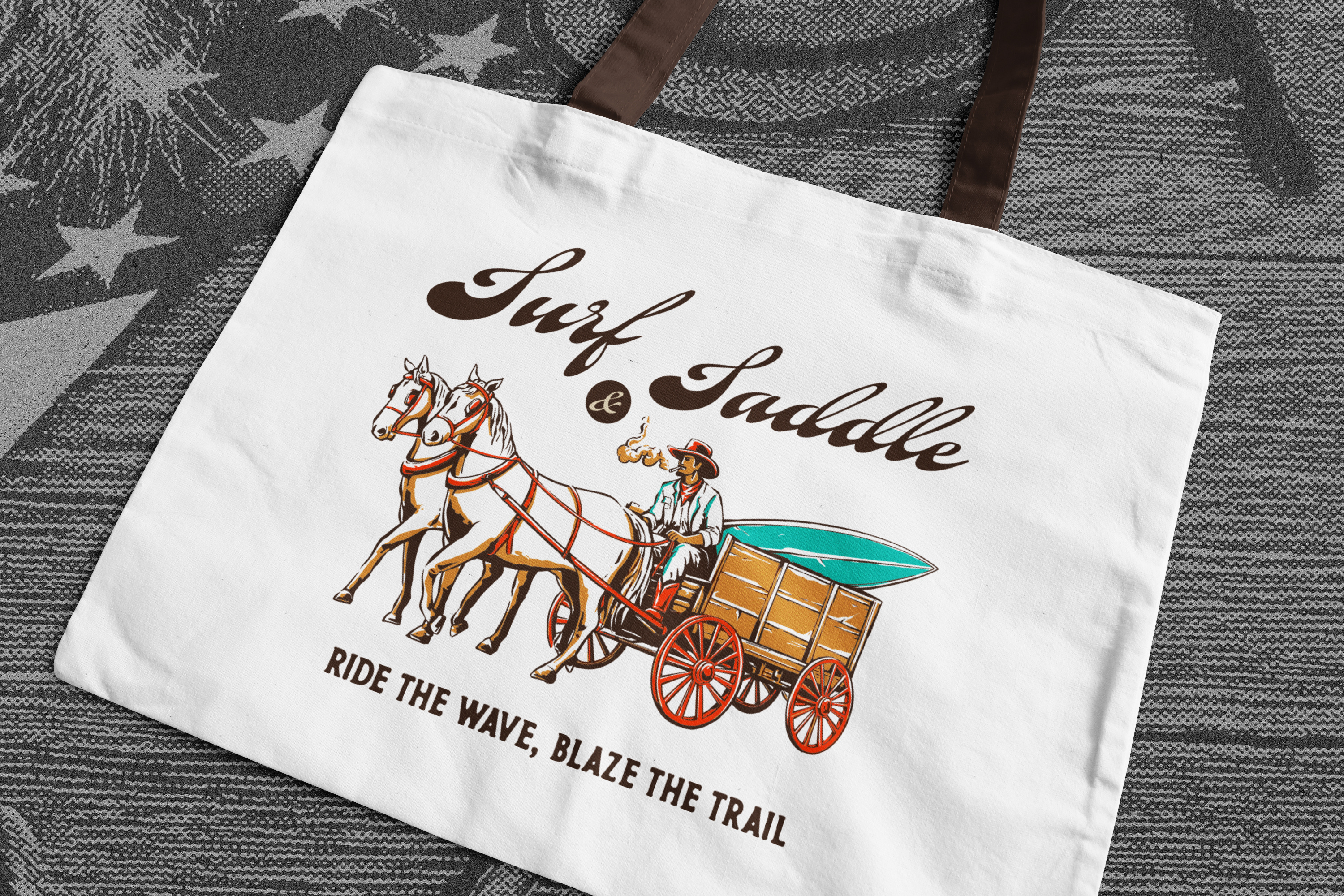 Example of Vintage Illustration & Merch Design