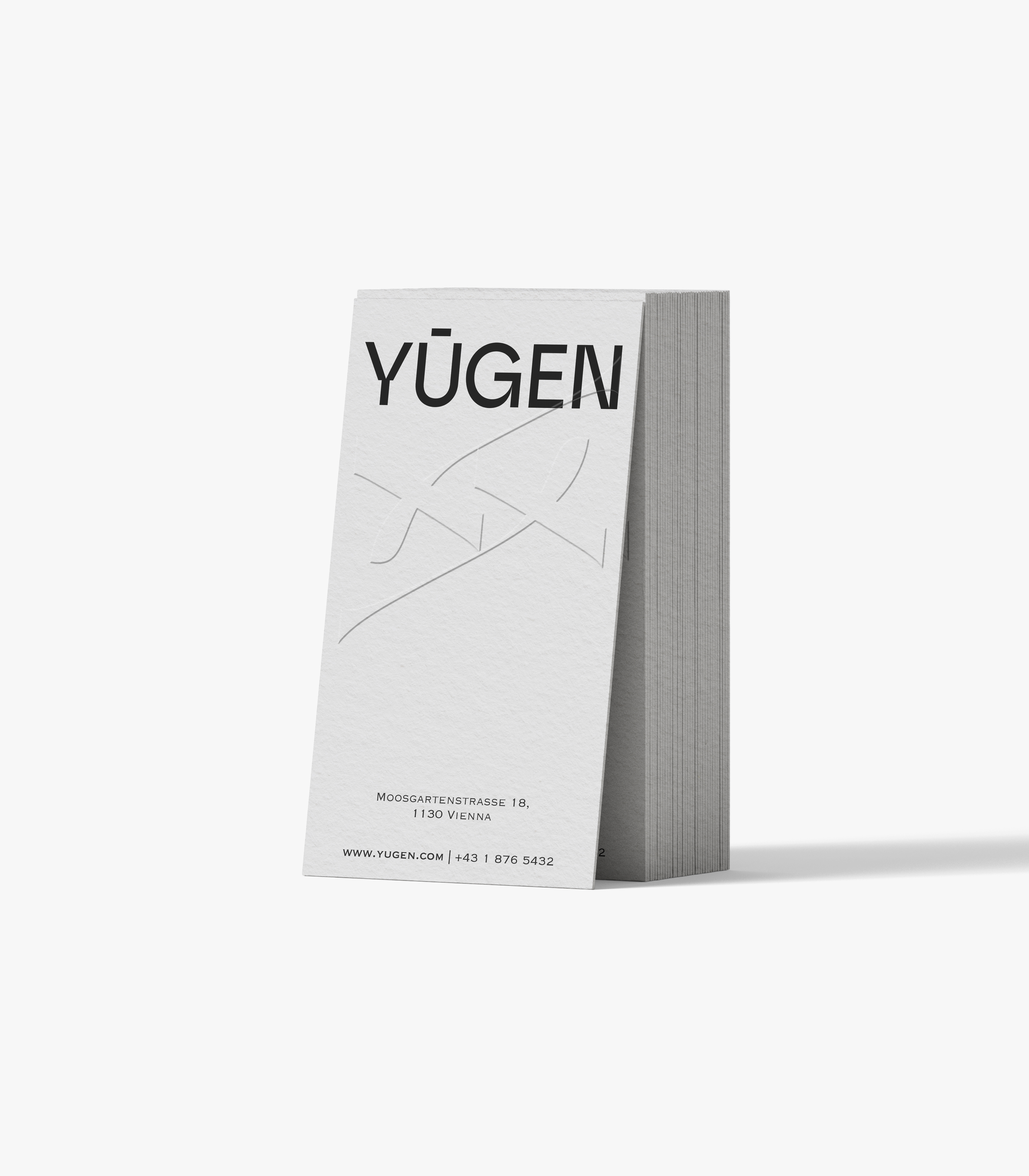 Yūgen brand identity branding logo stationary