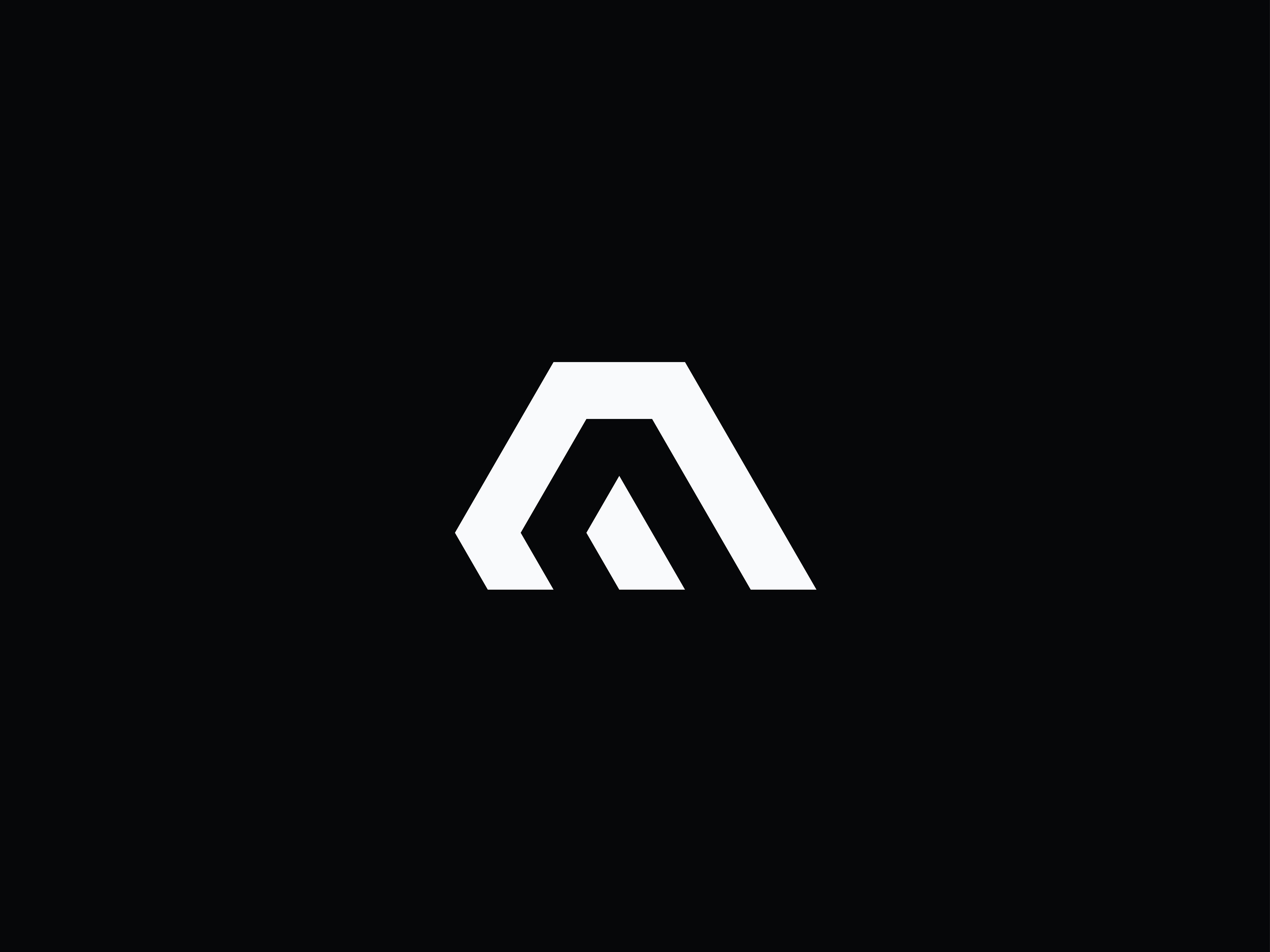 Structural A Mark a a letter a logo abstract bold branding brandmark geometric logo logo design logo for sale minimalist modern