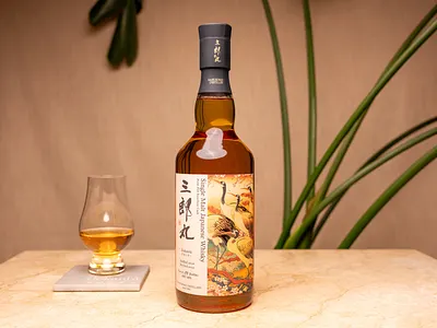 Wakatsuru Single Malt Japanese Whisky branding graphic design
