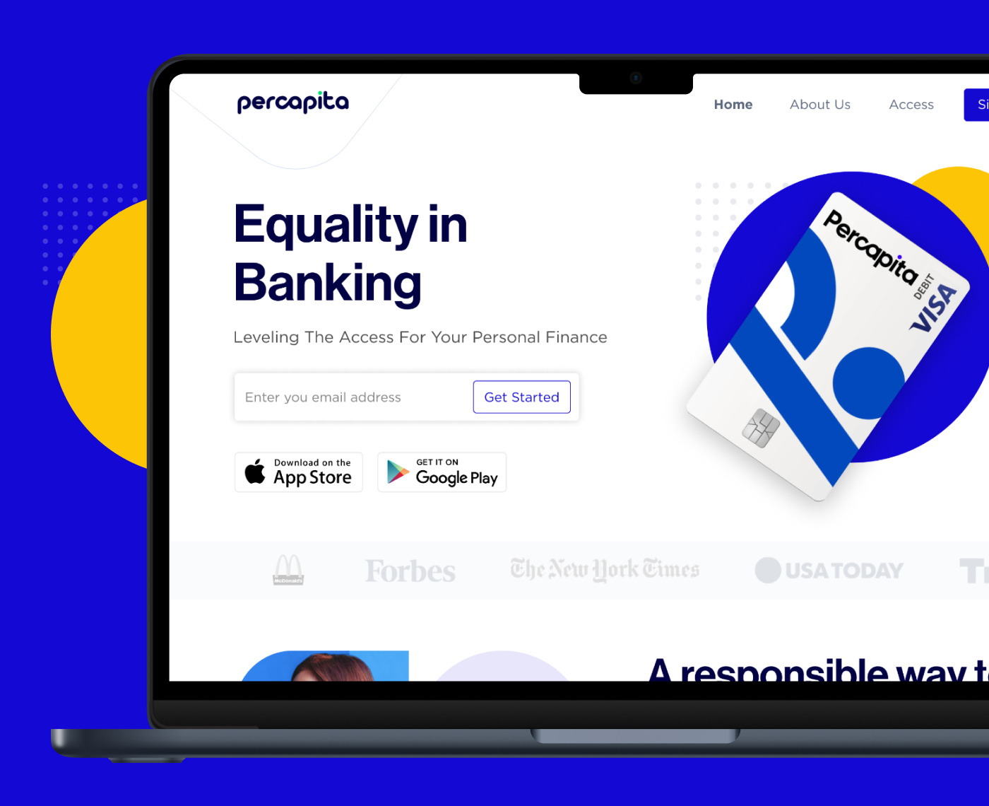 Fintech Homepage UI UX Design adobe photoshop clean design figma fintech ui ux design uxui web app web design