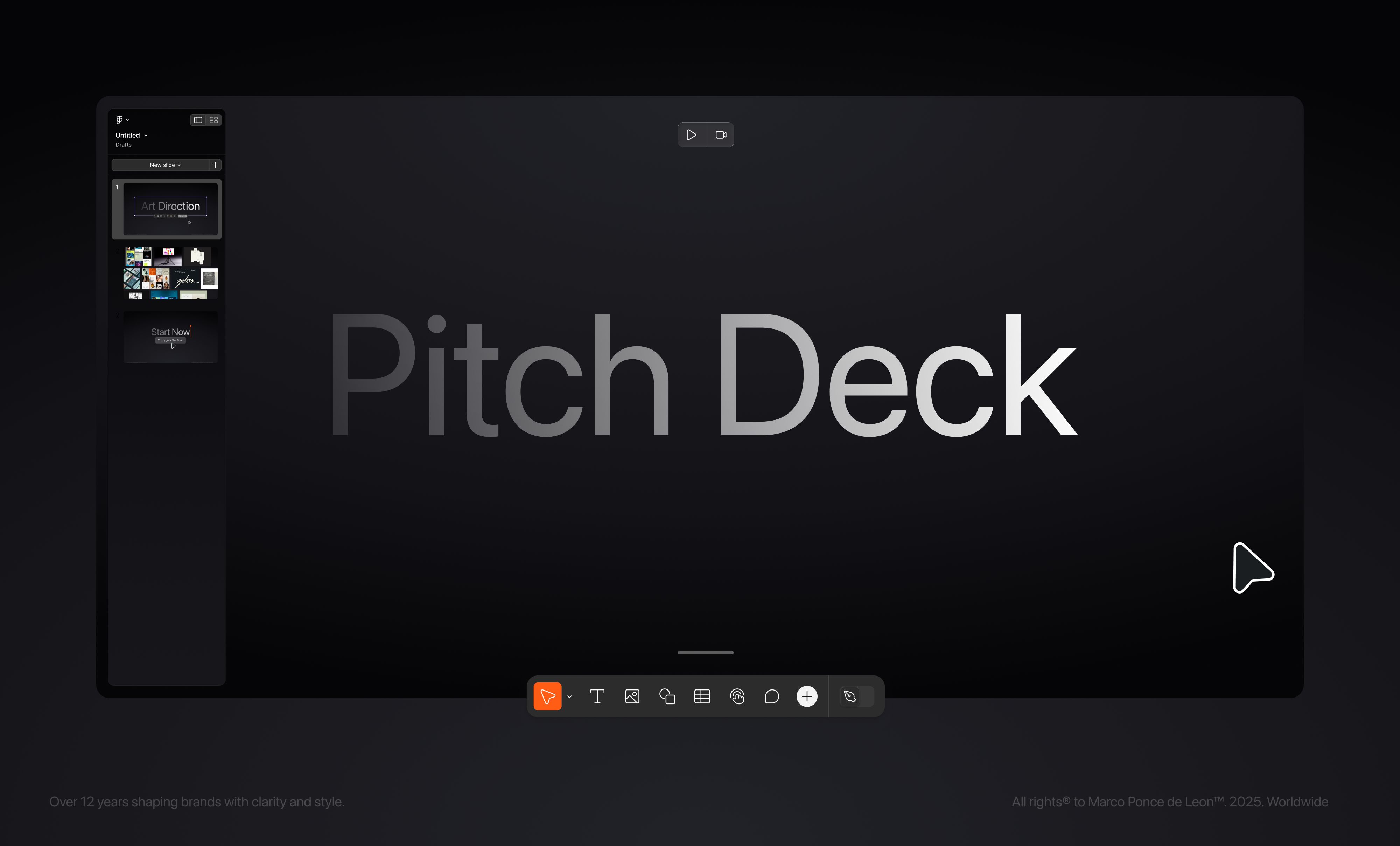 Example of Pitch Perfect Presentation Design