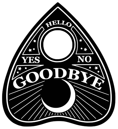 Ouija Planchette cricut cut file design graphic design svg vector