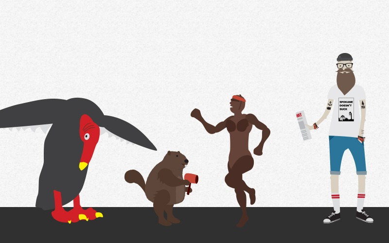 INLANDER DUDE GAME by Matt Bogue on Dribbble