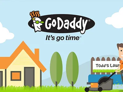 Go Daddy Commercial Series commercial illustration video