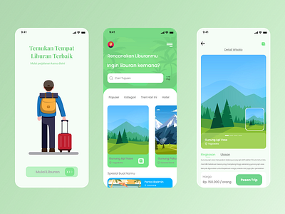 Trip App Design app design ui uiux ux