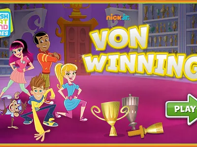 Nick Jr. - Fresh Beat Band of Spies: Von Winning! game website