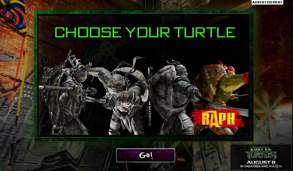 TMNT Ninja Training Game