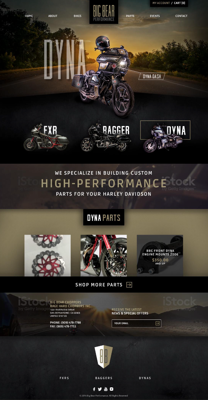 Big Bear Performance Website