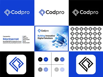 letter c codpro logo best logo brand identity branding code digital solution graphic design innovation code logo logo design logo designer