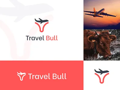 Travel Bull logo, Logo Design agency logo animal logo app icon brand identity branding bull logo graphic design logo logo design logos modern logo tour logo travel agency logo travel app travel logo traveling logo