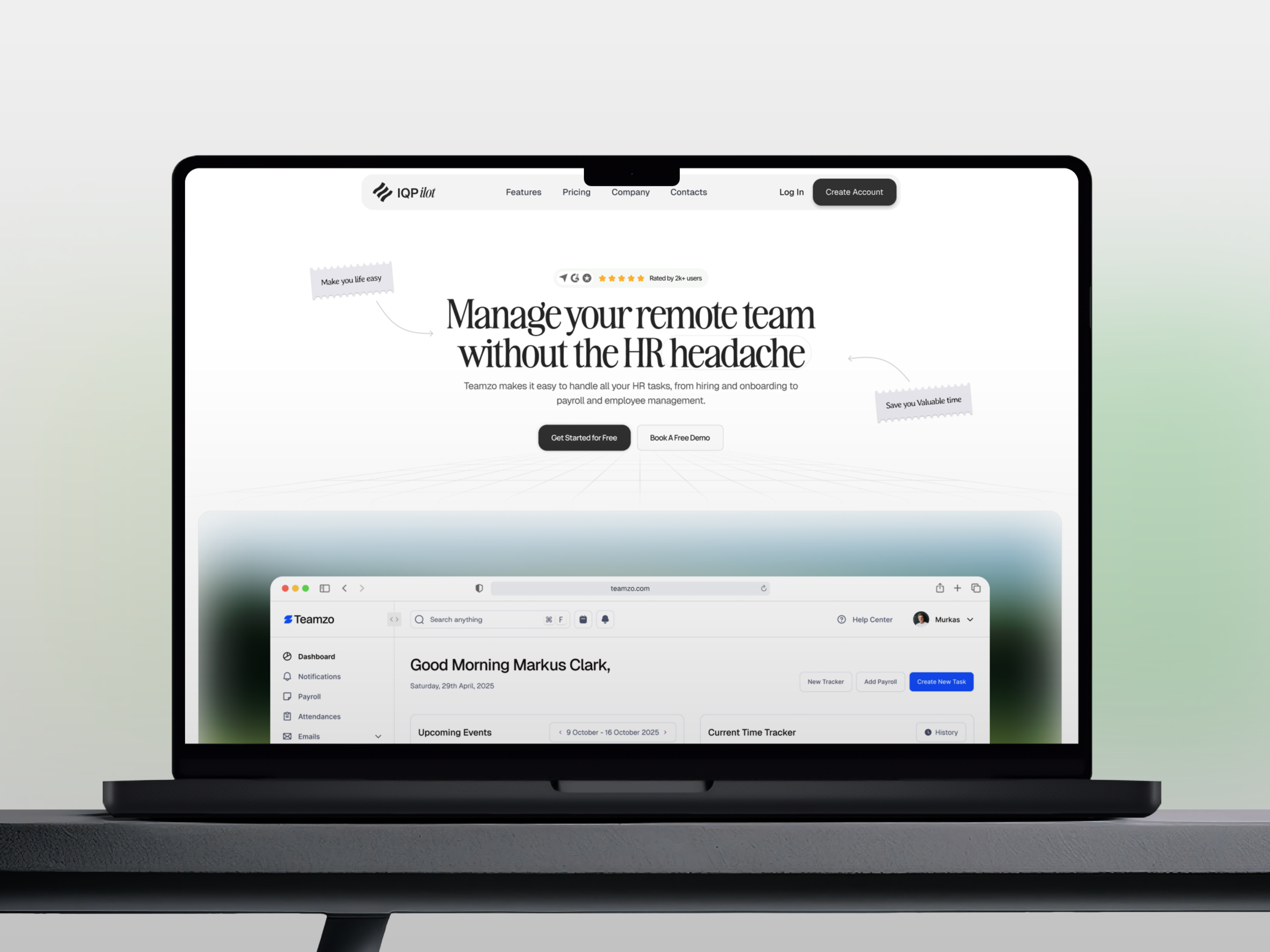Example of Ai & Machine Learning Website Design