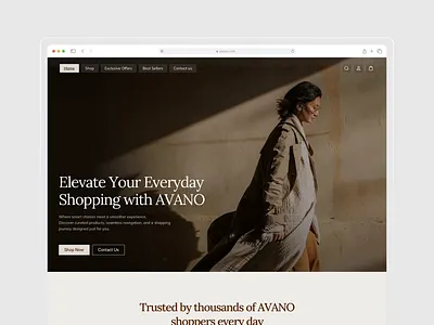 Premium E-commerce Website - Fashion Shopping UI animation ecommerce website design fashion ecommerce website fashion website ui landing page design lifestyle brand website luxury fashion website minimal e commerce modern ecommerce web design product design product listing page ui professional web designers responsive ecommerce website retail website design shopping website ui ux web design website website design