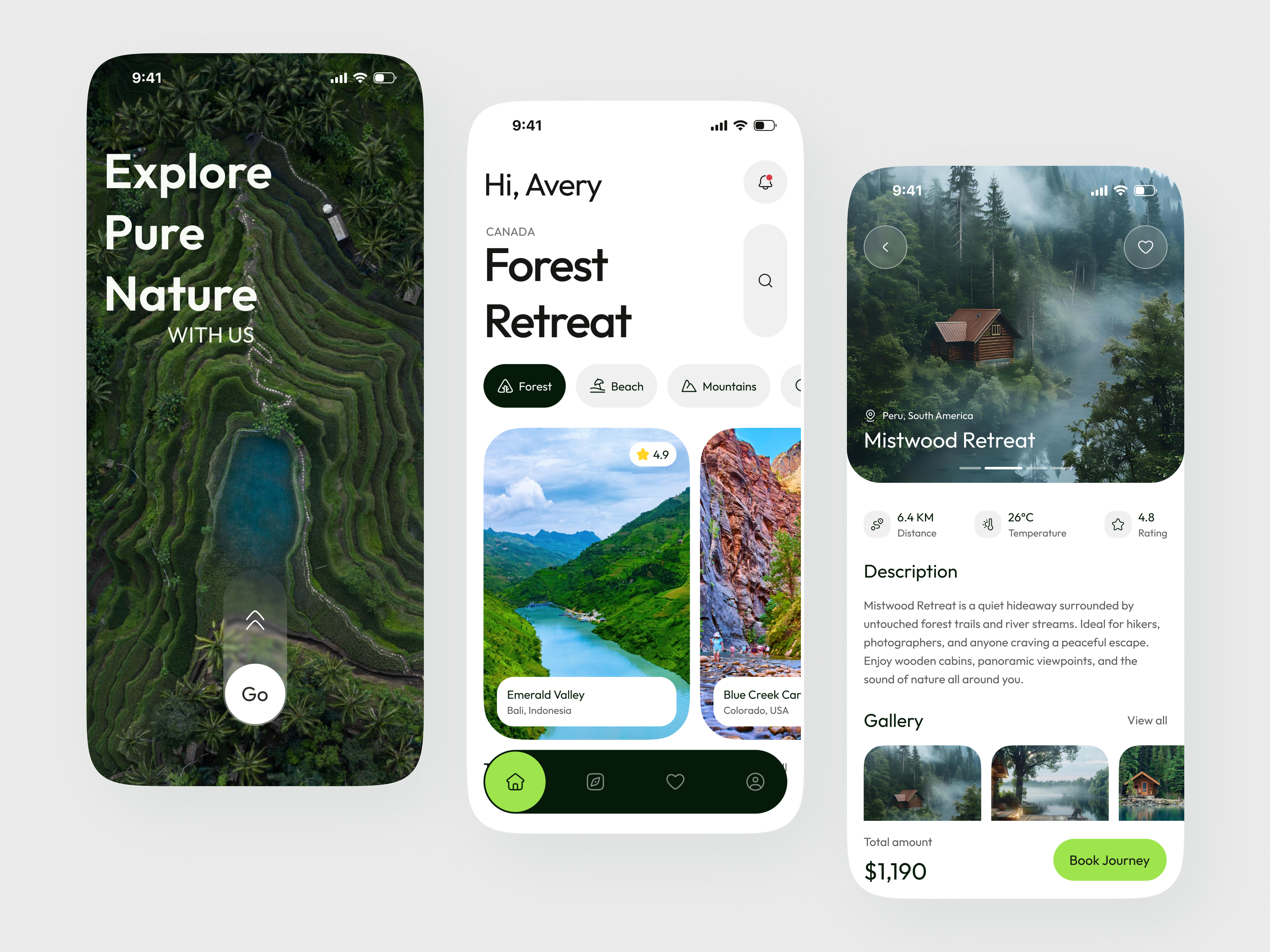 Example of Travel Mobile App And Development
