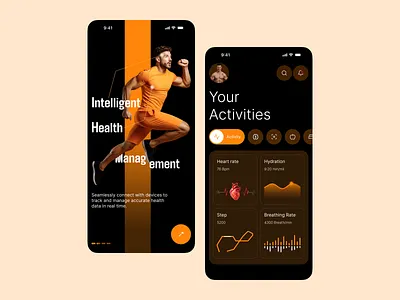 AI Health & Fitness App ai health app app design app ui cardio designs exercise fitness fitness app health health app mobile mobile app mobile app design tracker training ui uiux ux workout app