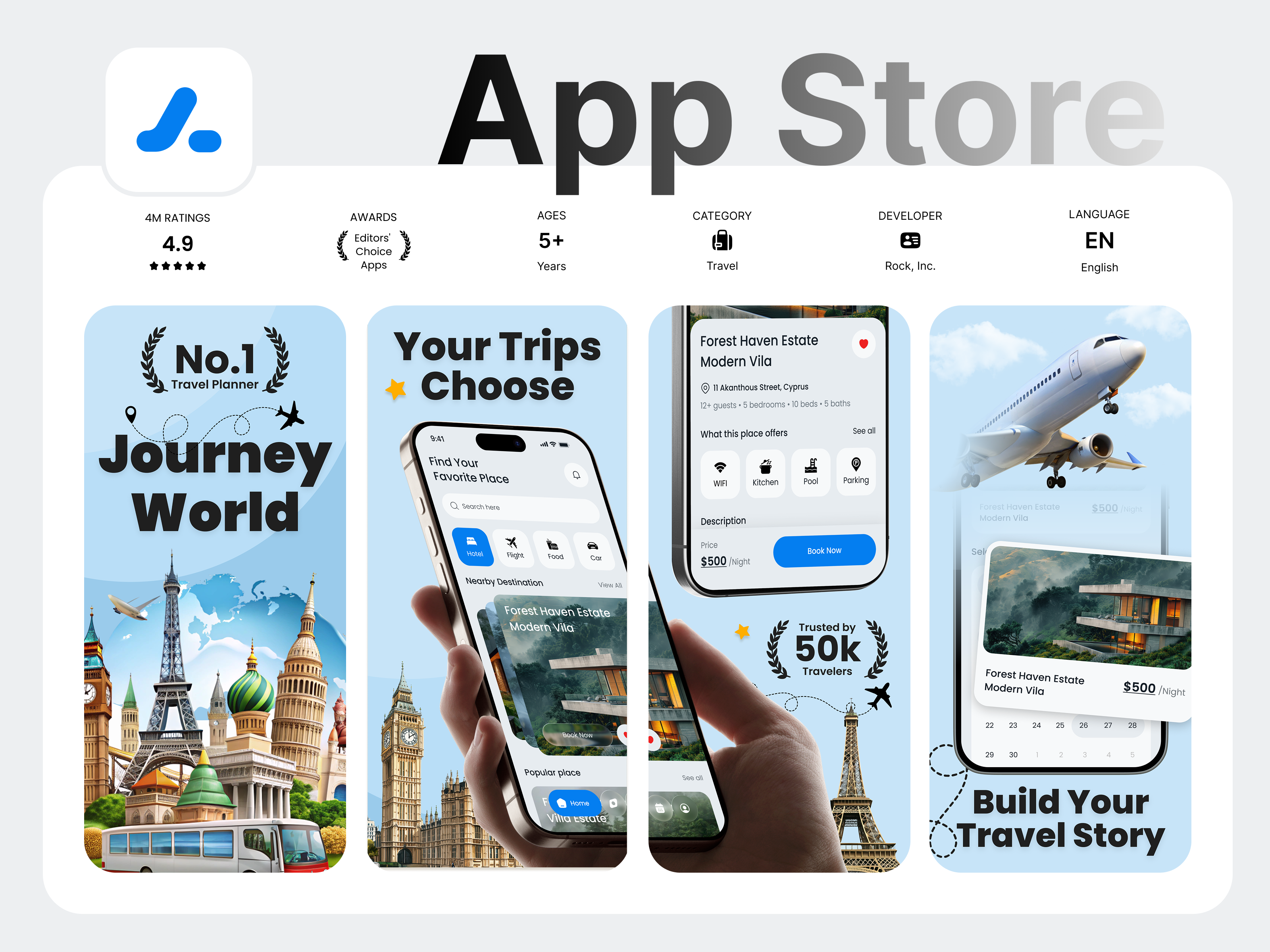 Example of App Store Screenshots Design