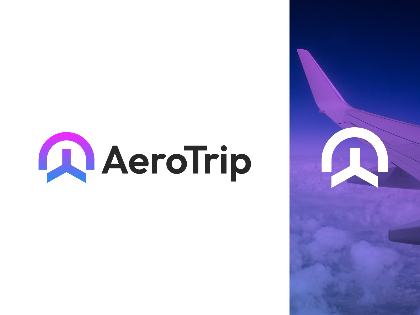 Modern Logo | AeroTrip Logo for a Travel agency by Mahabub Designs on ...