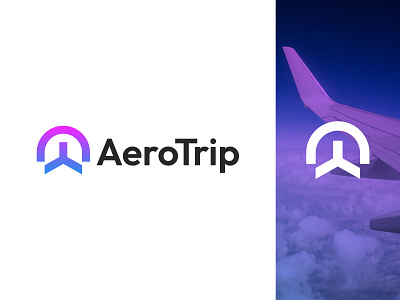 Modern Logo | AeroTrip Logo for a Travel agency branding business logo fly logo gradiant logo icon design letter logo logo logo design logodesign logotype minimal modern logo plane plane logo travel travel logo trip trip logo visual identity