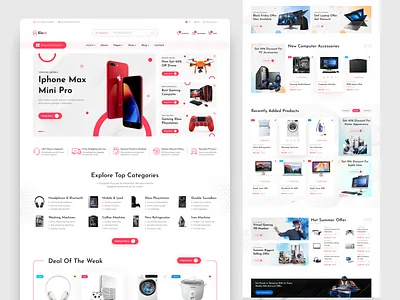 Gadget ecommerce website computer ecommerce website ecommerce landingpage electronic electronic landigpage electronic website electronics ecommerce webite gadget ecommerce website gadget landingpage gadget website home appliance ecommerce website landing page design pone ecommerce website ui ui ux design website design